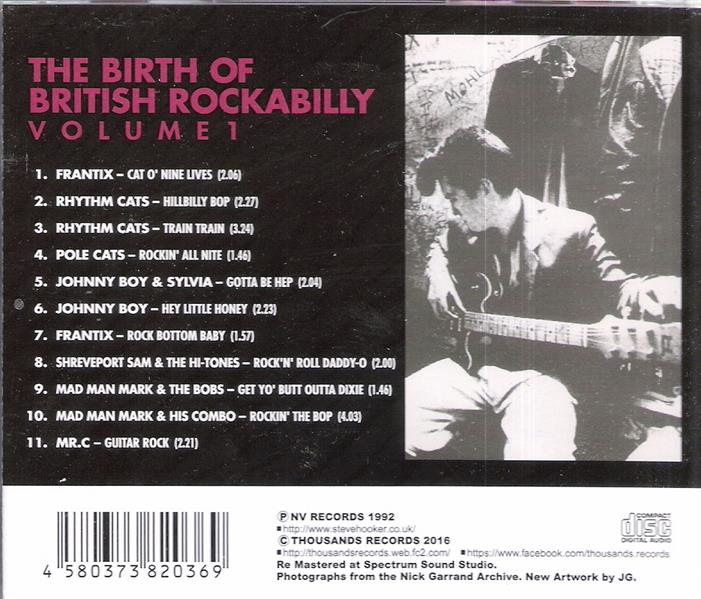 CD - VA - The Birth Of British Rockabilly Vol. 1