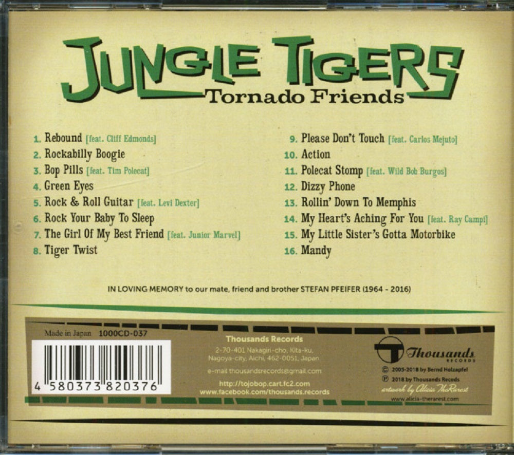 CD - Jungle Tigers - Tornado Friends Vol. 2