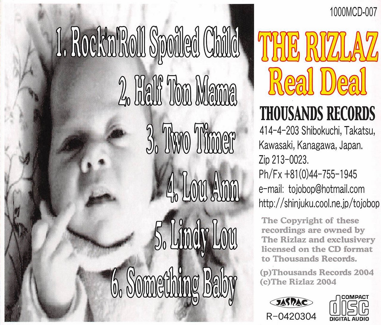 CD - Rizlaz - Real Deal