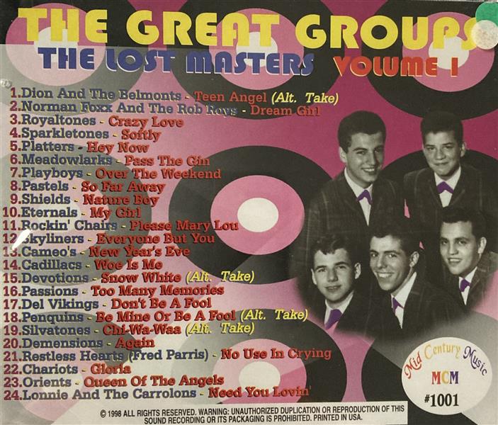 CD - VA - The Greatest Groups The Lost Masters Vol. 1