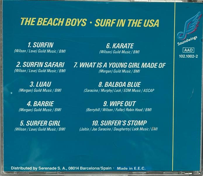 CD - Beach Boys - Surf in the USA