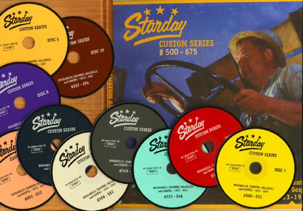 CD-10 - VA - Starday Custom Series # 500-675 - 10 CD Box