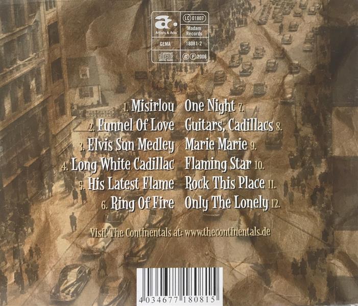 CD - Continentals - Desperate Tracks