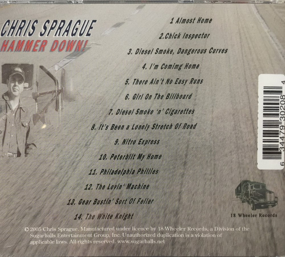 CD - Chris Sprague - Hammer Down!