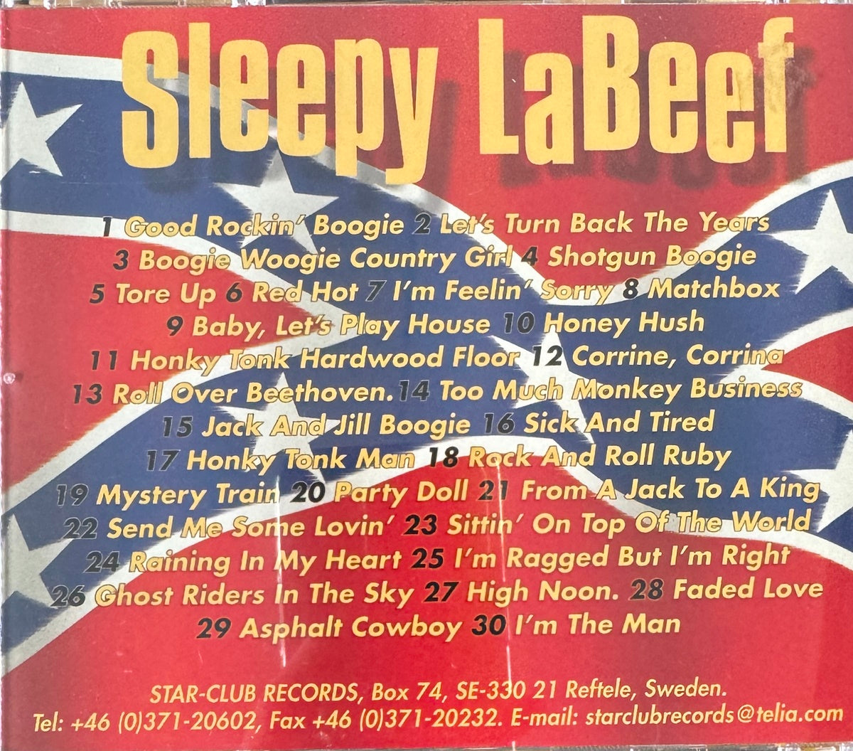 CD - Sleepy LaBeef - Good Rockin' Boogie