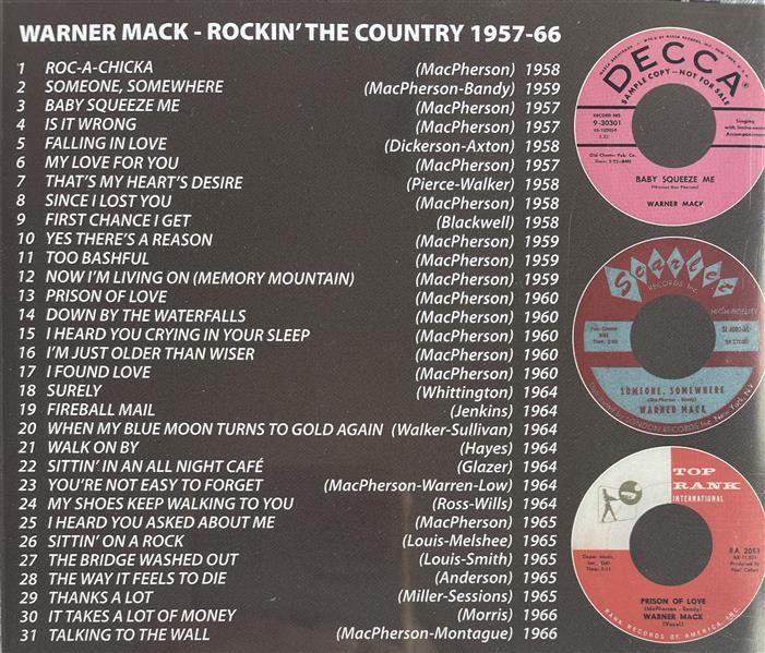 CD - Warner Mack - Rockin' The Country 1957-66