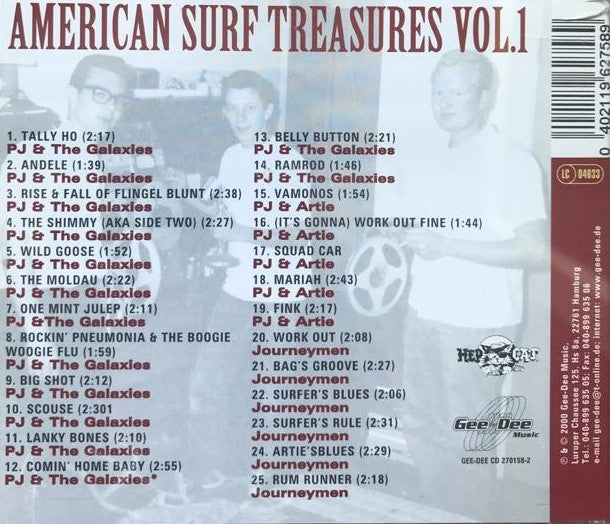 CD - VA - American Surf Treasures Vol. 1