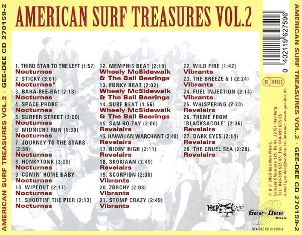 CD - VA - American Surf Treasures Vol. 2