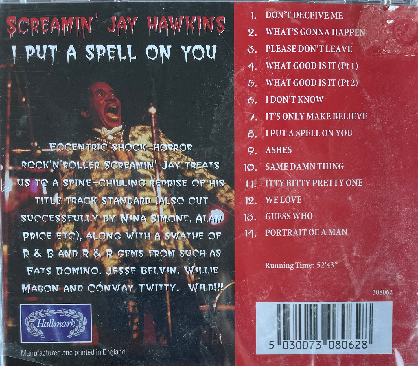 CD - Screamin' Jay Hawkins - I Put A Spell On You