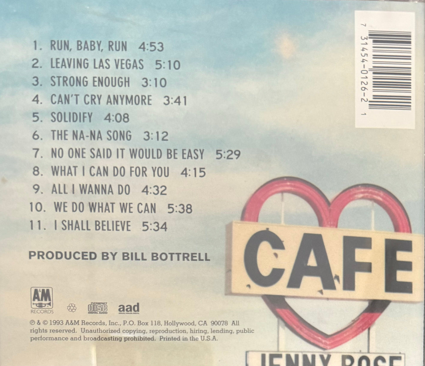 CD - Sheryl Crow - Tuesday Night Music Club