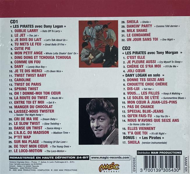 CD-2 - Les Pirates & Danny Logan - L 'Integrale Solo