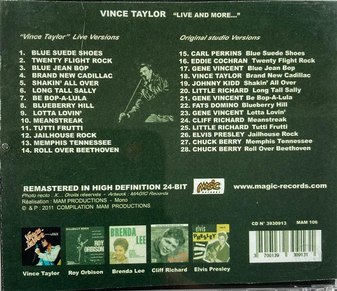 CD - Vince Taylor - Live