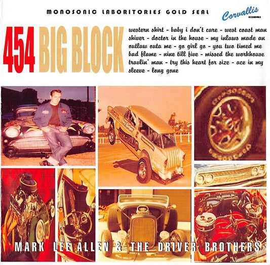 CD - Mark Lee Allen & The Driver Brothers - 454 Big Block