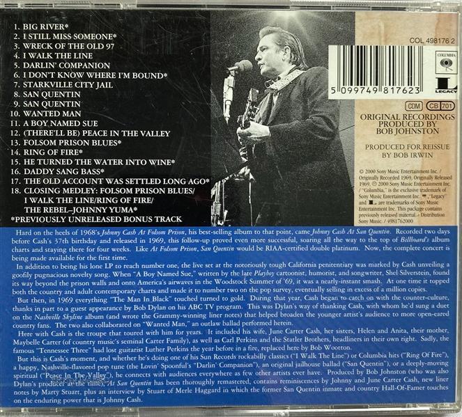 CD - Johnny Cash - Johnny Cash At San Quentin