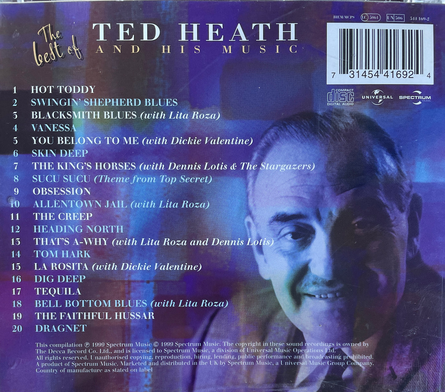 CD - Ted Heath - The Best Of And His Music
