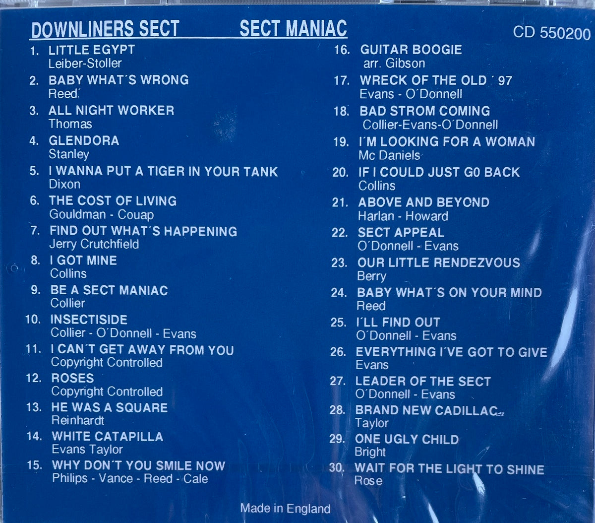 CD - Downliners Sect - Be A Sect Maniac