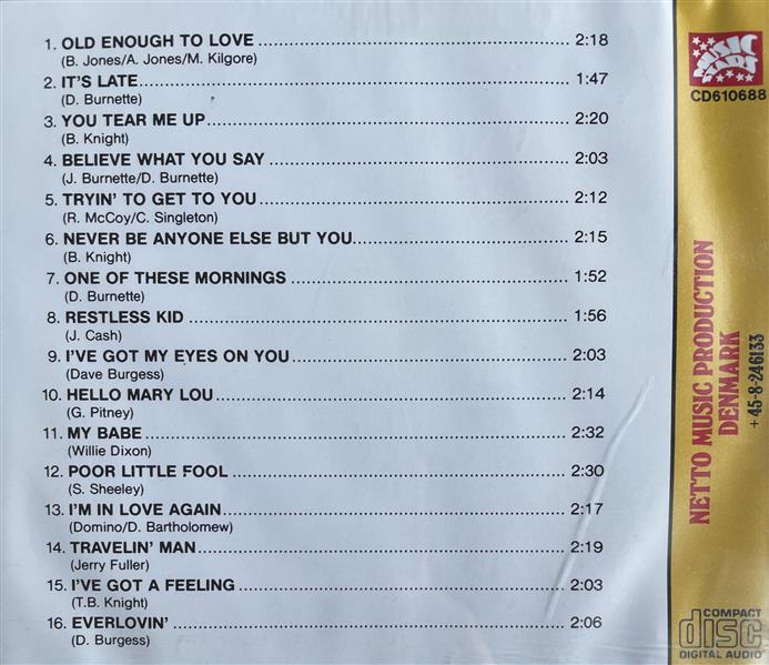 CD - Ricky Nelson - 16 Golden Hits