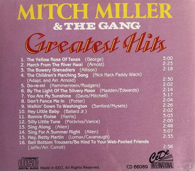 CD - Mitch Miller & The Gang - Greatest Hits