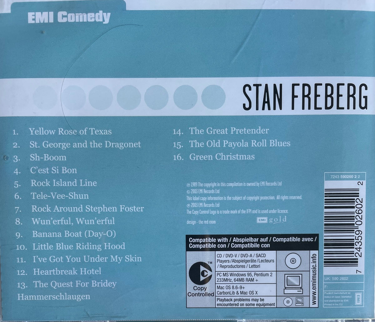 CD - Stan Freberg - EMI Comedy