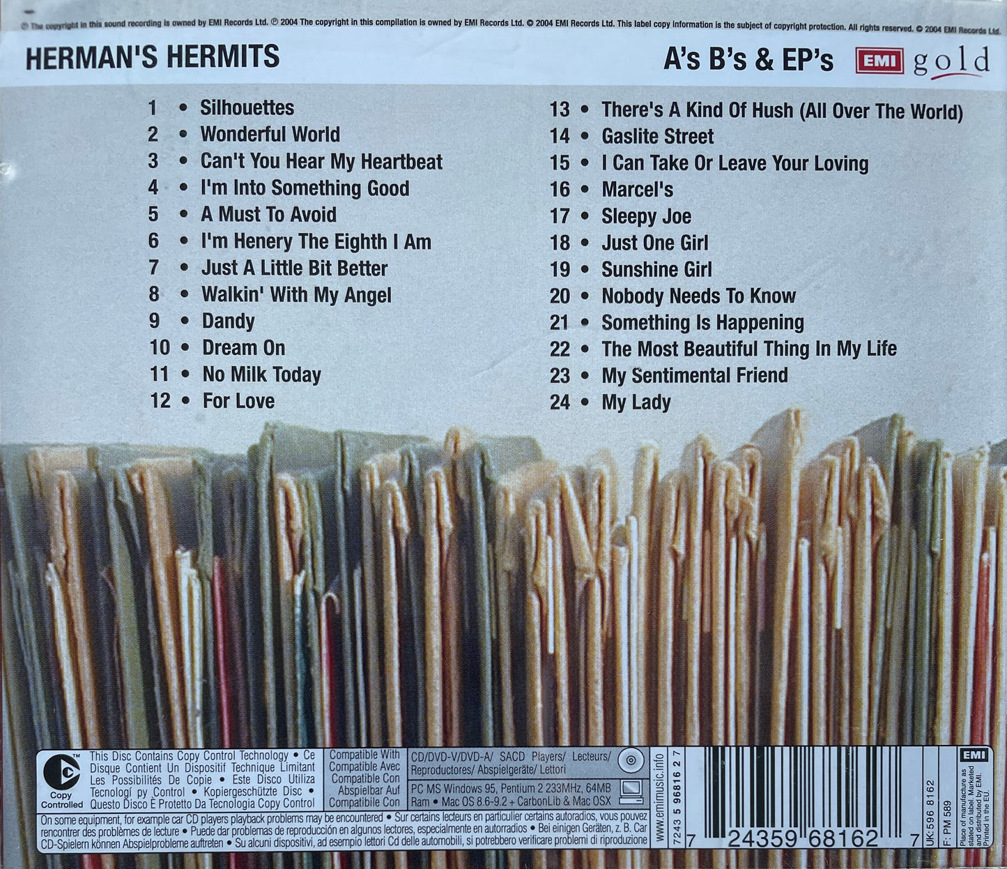 CD - Herman's Hermits - A's, B's And EP's