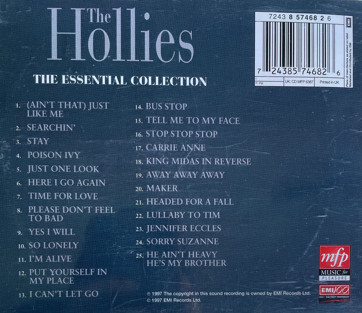 CD - Hollies - The Essential Collection