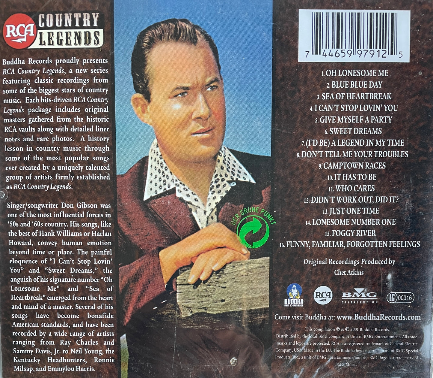 CD - Don Gibson - Country Legends
