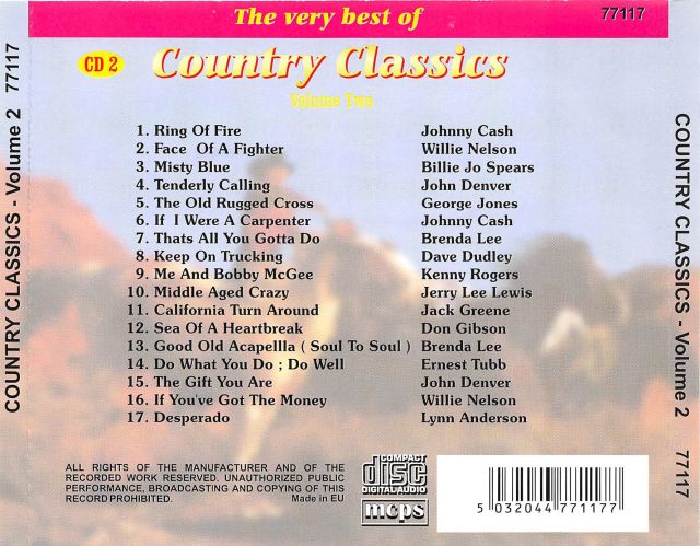 CD - VA - Country Classics Vol. 2