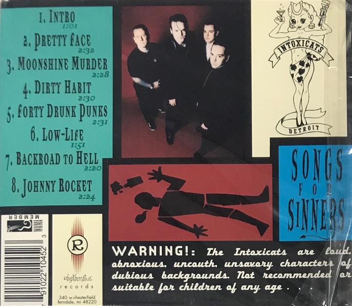 CD - Intoxicats - Songs For Sinners