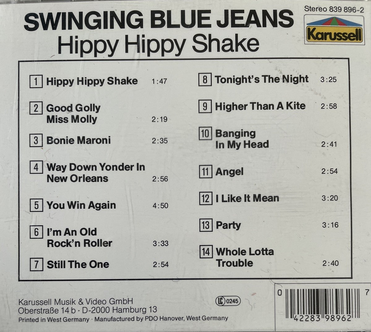 CD - Swinging Blue Jeans - Hippy Hippy Shake