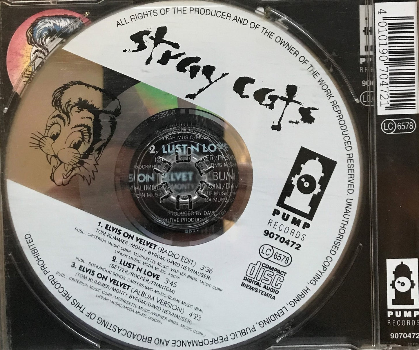 CD - Stray Cats - Elvis On Velvet