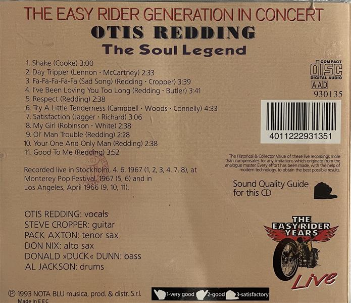 CD - Otis Redding - The Easy Rider Generation In Concert-The Soul Legend