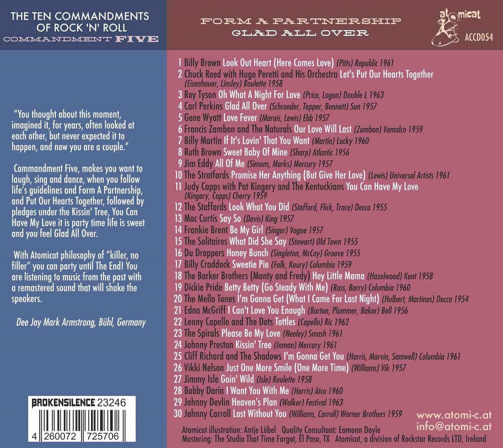 CD - VA - Ten Commendments of Rock'n'Roll - Commandment Five