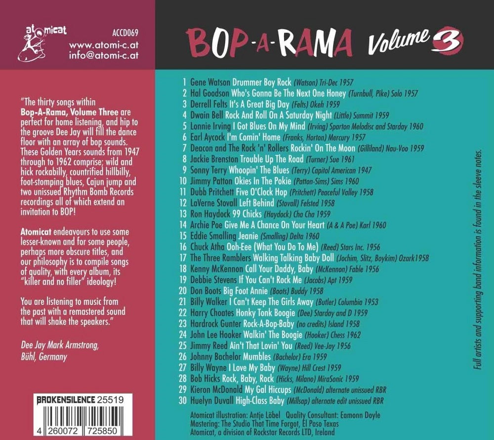 CD - VA - Bop-A-Rama Vol. 3