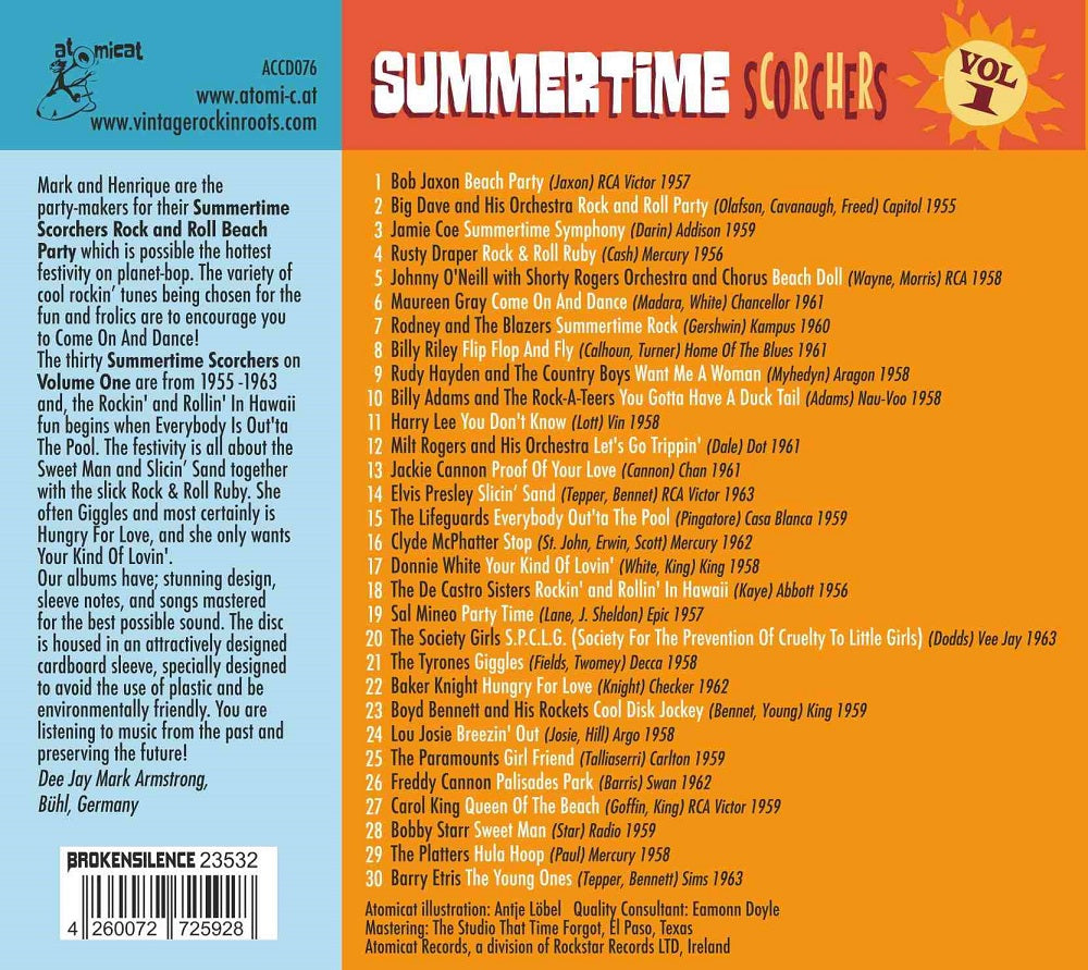 CD - VA - Summertime Scorchers Vol. 1