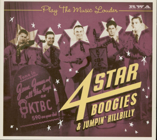 CD - VA - Play The Music Louder - 4 Star Boogies & Jumpin' Hillbilly