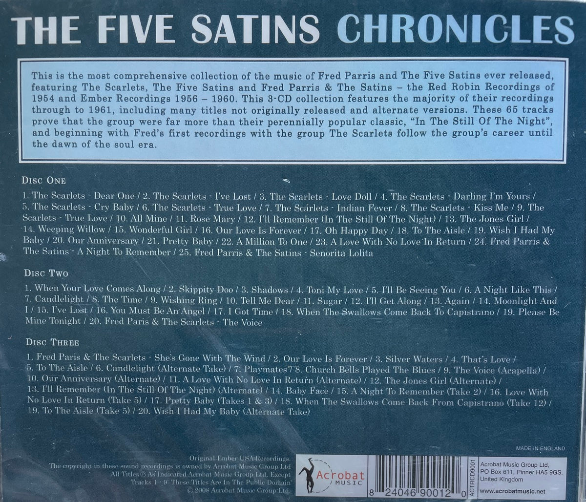 CD - Five Satins - Chronicles