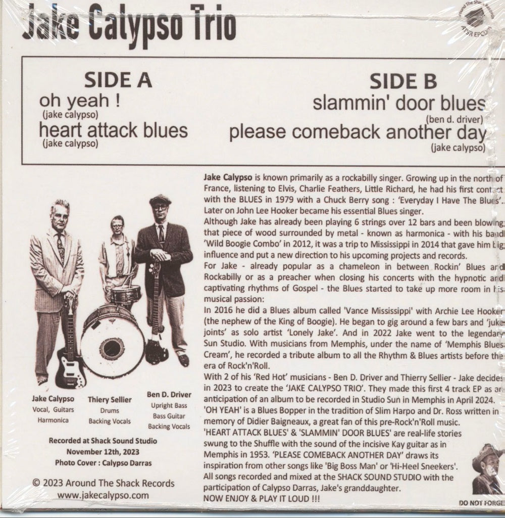 CD-EP - Jake Calypso Trio - Oh Yeah