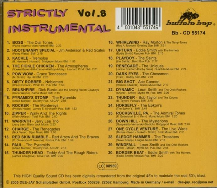 CD - VA - Strictly Instrumental Vol. 8