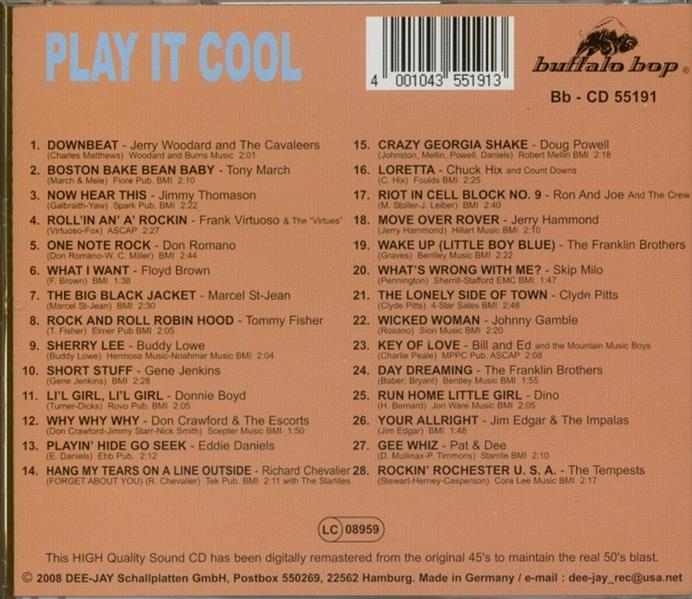 CD - VA - Play It Cool