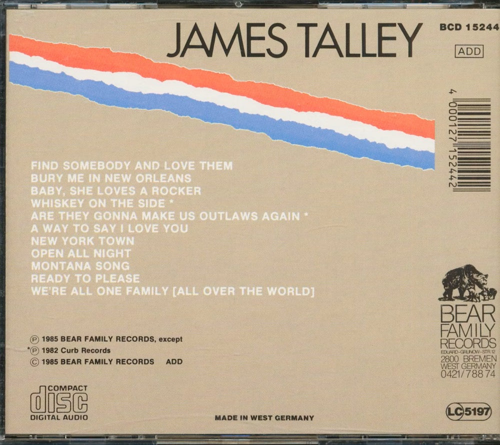 CD - James Talley - American Originals