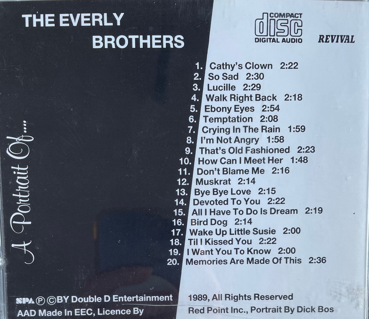 CD - Everly Brothers - A Portrait Of