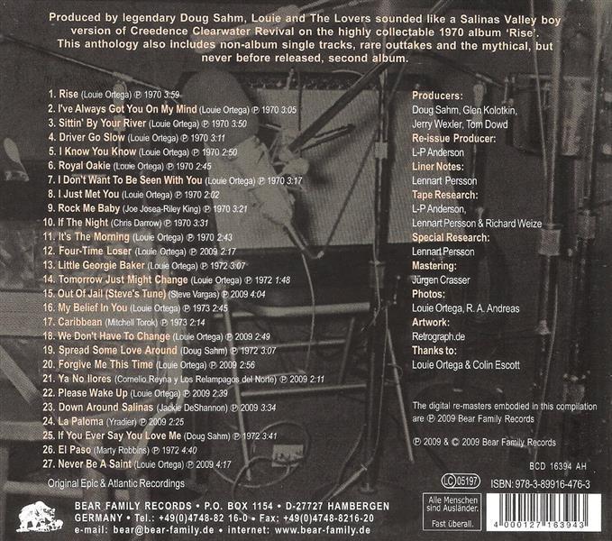 CD - Louie And The Lovers - The Complete Recordings