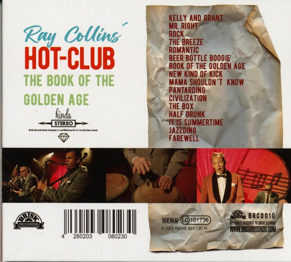 CD - Ray Collins Hot Club - The Book Of The Golden Age