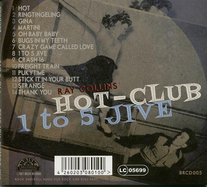 CD - Ray Collins Hot Club - 1 To 5 Jive