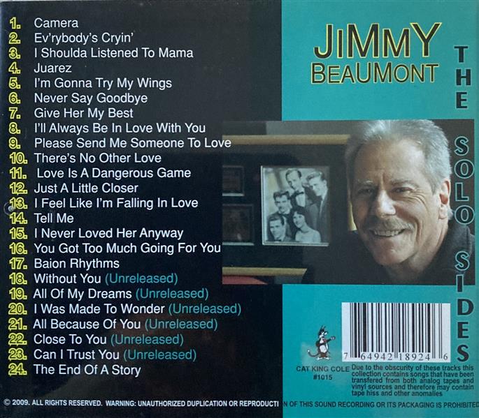 CD - Jimmy Beaumont - The Solo Sides