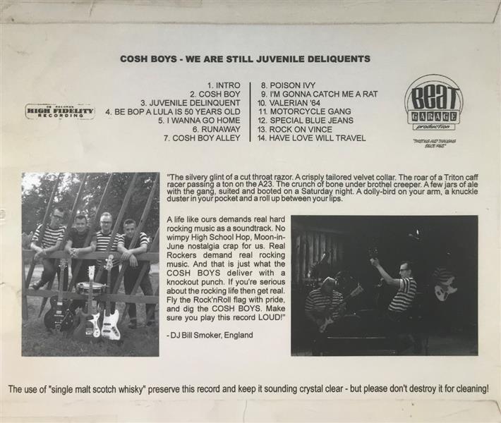 CD - Cosh Boys - We Are Still Juvenile Delinquents