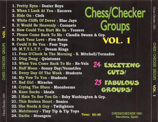 CD - VA - Chess/Checker Groups Vol. 1