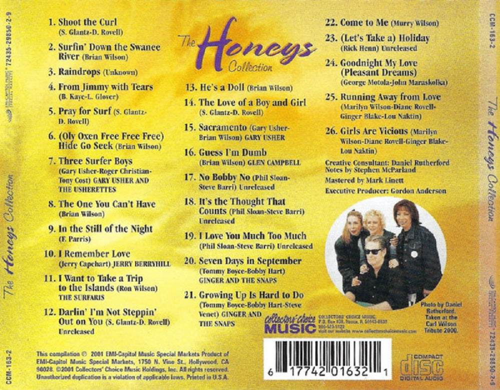 CD - Honeys - The Honeys Collection