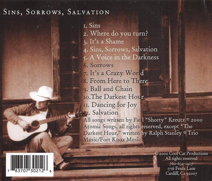 CD - Shorty & Friends - Sins, Sorrow, Salvation