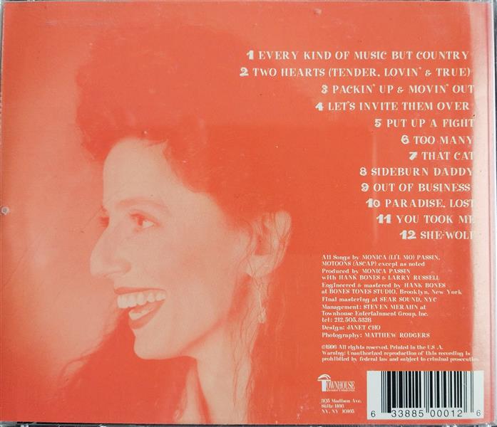 CD - Lil' Mo & The Monicats - Featuring Monica Passin